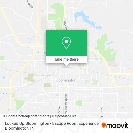 Locked Up Bloomington - Escape Room Experience map