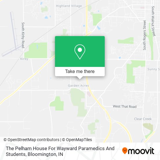 The Pelham House For Wayward Paramedics And Students map