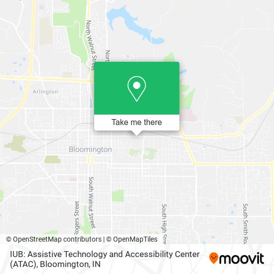IUB: Assistive Technology and Accessibility Center (ATAC) map