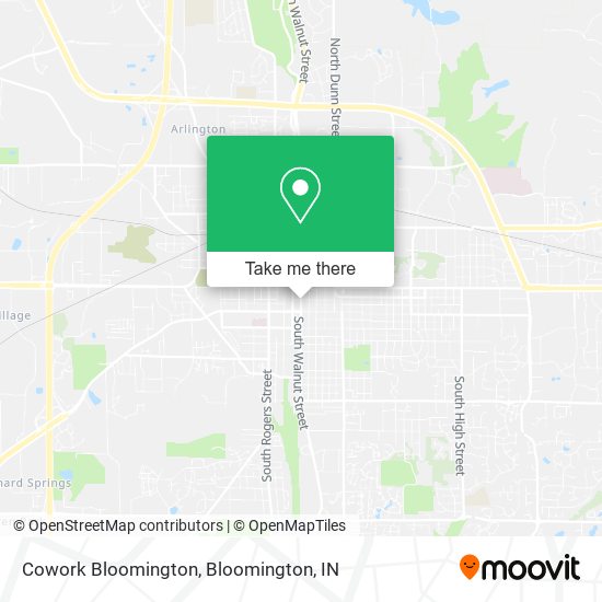 Cowork Bloomington map