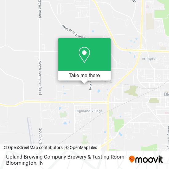 Upland Brewing Company Brewery & Tasting Room map