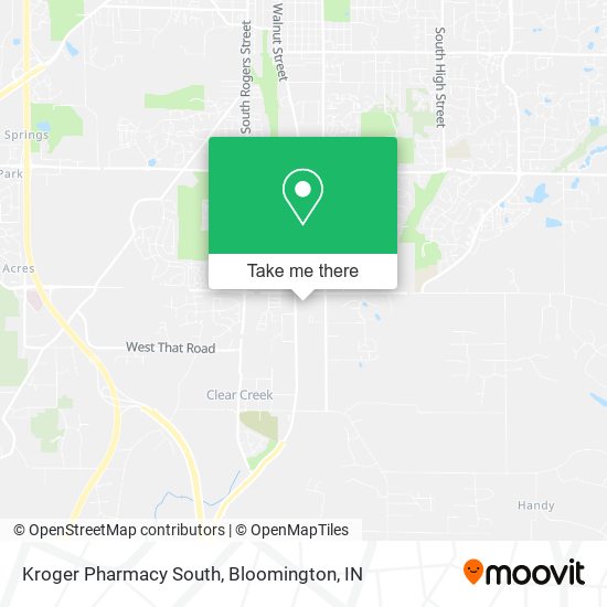Kroger Pharmacy South map