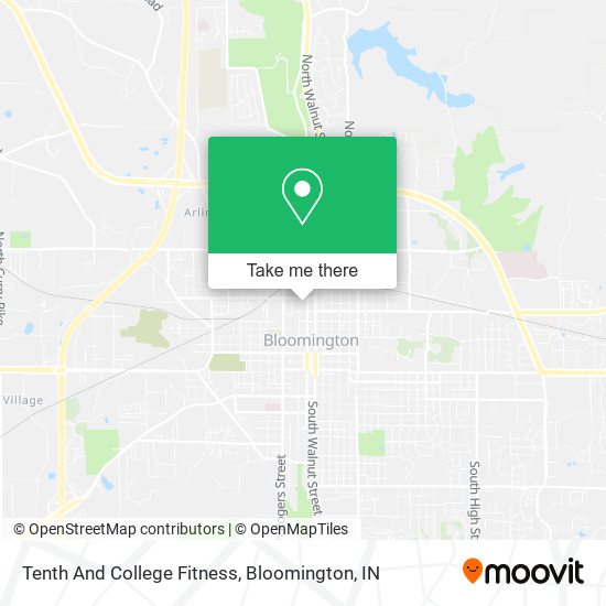 Tenth And College Fitness map