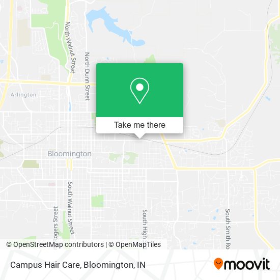 Campus Hair Care map