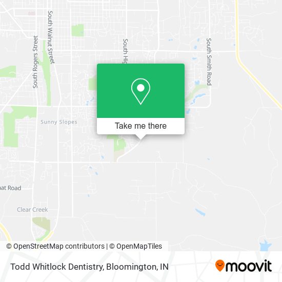 Todd Whitlock Dentistry map