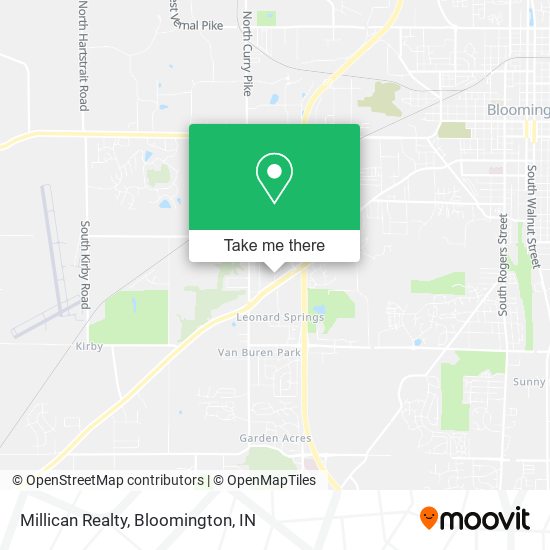 Millican Realty map