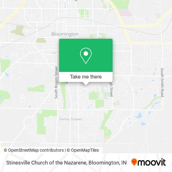 Stinesville Church of the Nazarene map