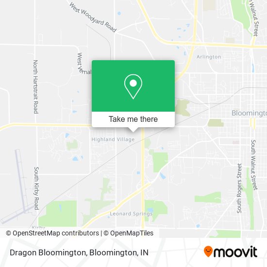 Dragon Bloomington map