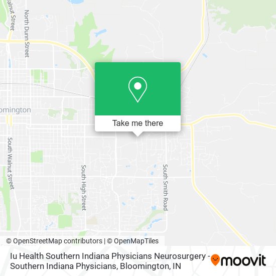Iu Health Southern Indiana Physicians Neurosurgery - Southern Indiana Physicians map