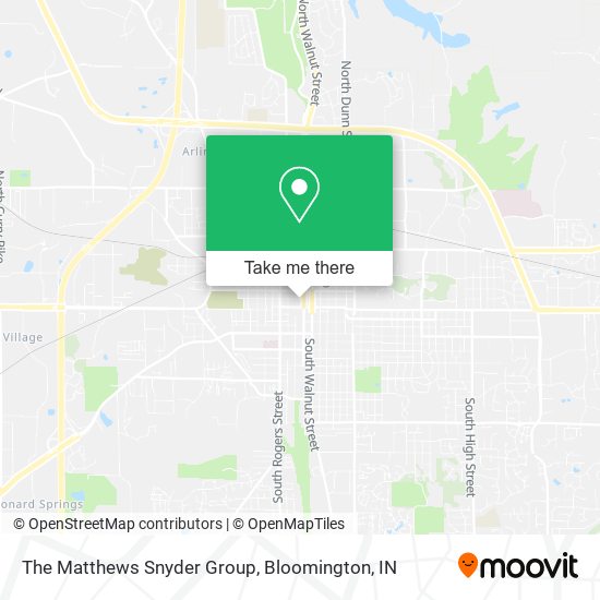 The Matthews Snyder Group map