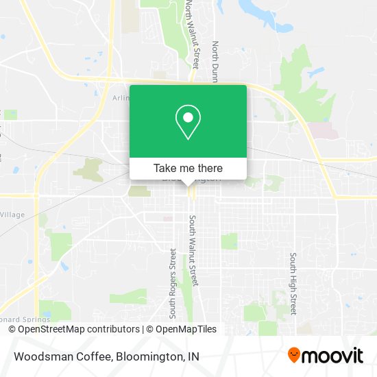 Woodsman Coffee map