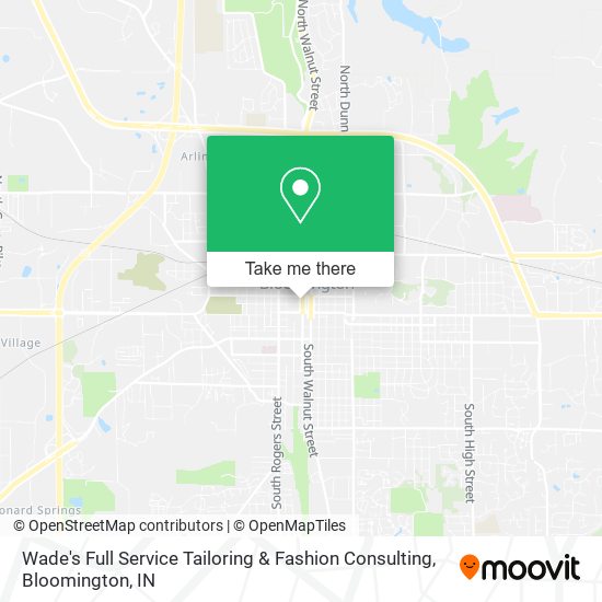Wade's Full Service Tailoring & Fashion Consulting map