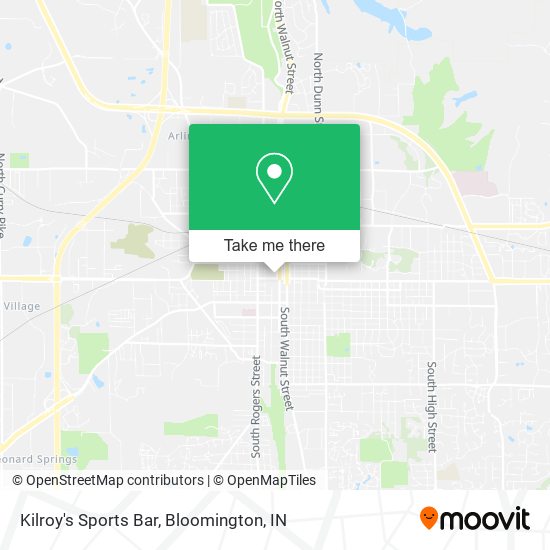 Kilroy's Sports Bar map