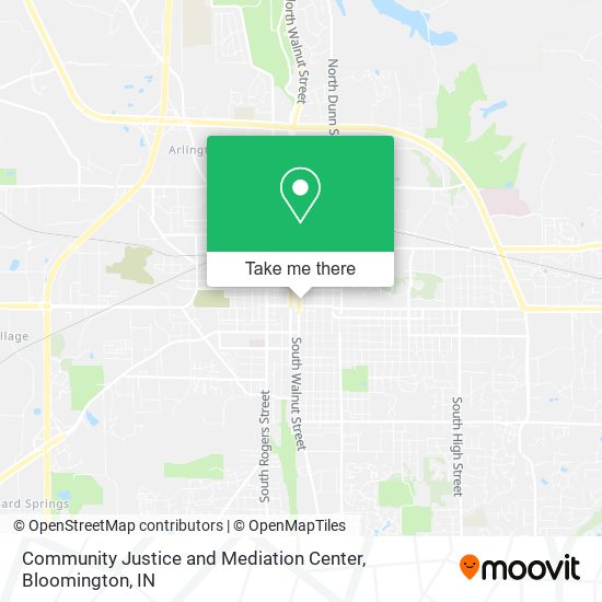 Community Justice and Mediation Center map