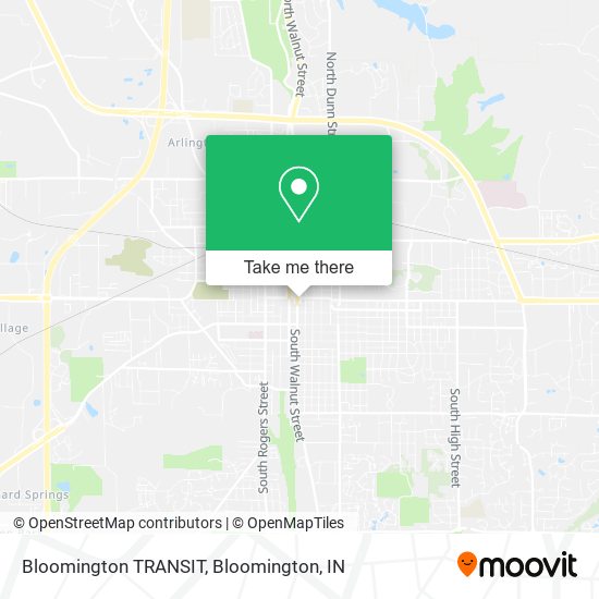 Bloomington TRANSIT map