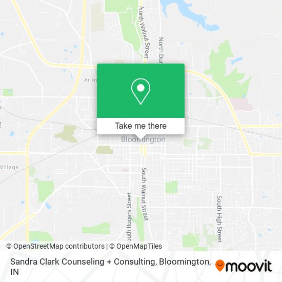 Sandra Clark Counseling + Consulting map
