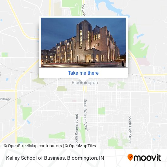 Kelley School of Business map
