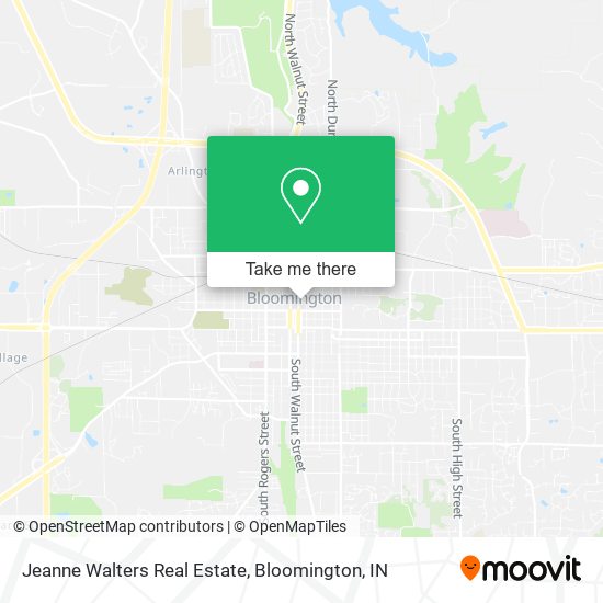 Jeanne Walters Real Estate map