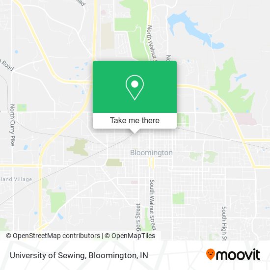 University of Sewing map