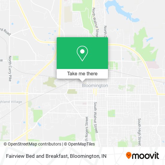 Fairview Bed and Breakfast map