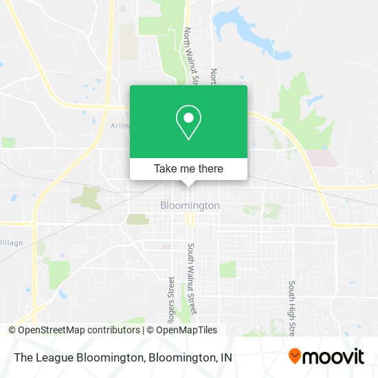 The League Bloomington map