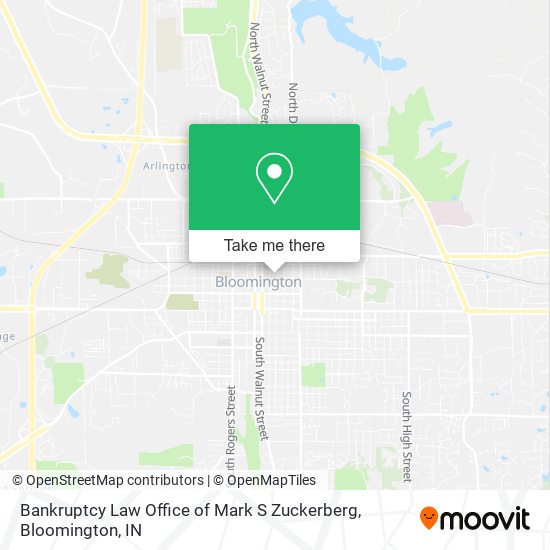 Bankruptcy Law Office of Mark S Zuckerberg map
