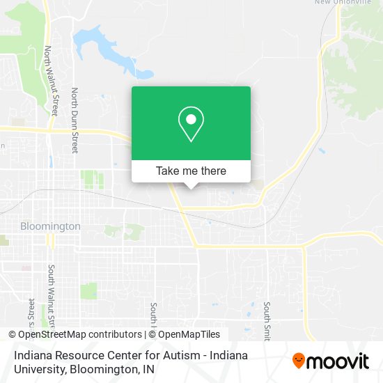 Mapa de Indiana Resource Center for Autism - Indiana University