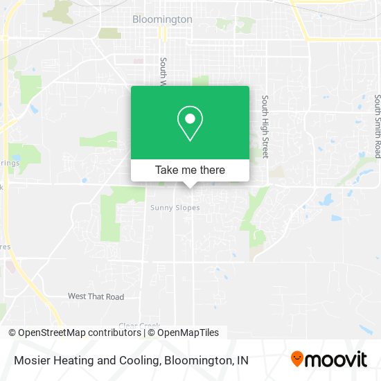 Mapa de Mosier Heating and Cooling