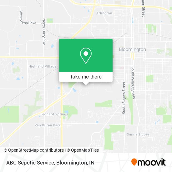 ABC Sepctic Service map