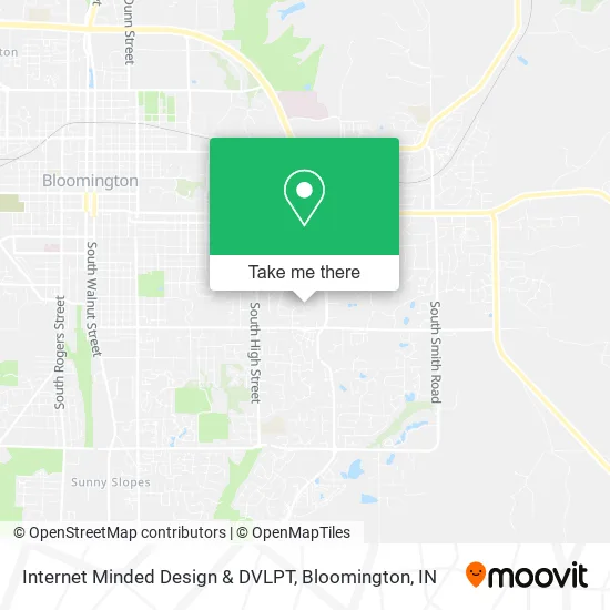 Internet Minded Design & DVLPT map
