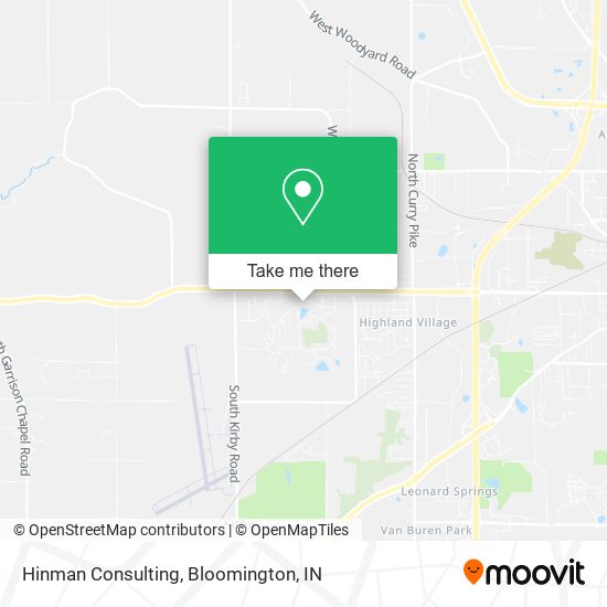 Hinman Consulting map