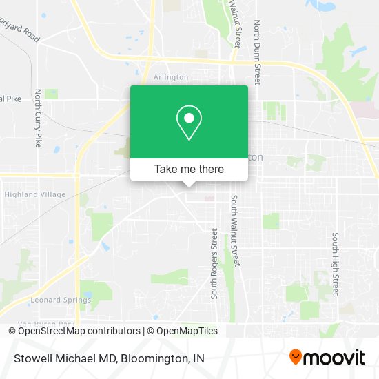 Stowell Michael MD map