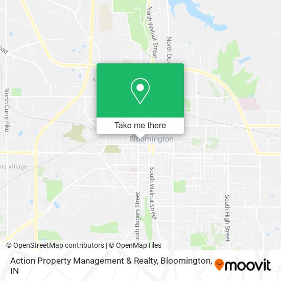 Action Property Management & Realty map