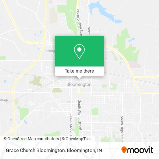 Mapa de Grace Church Bloomington