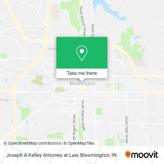 Joseph A Kelley Attorney at Law map