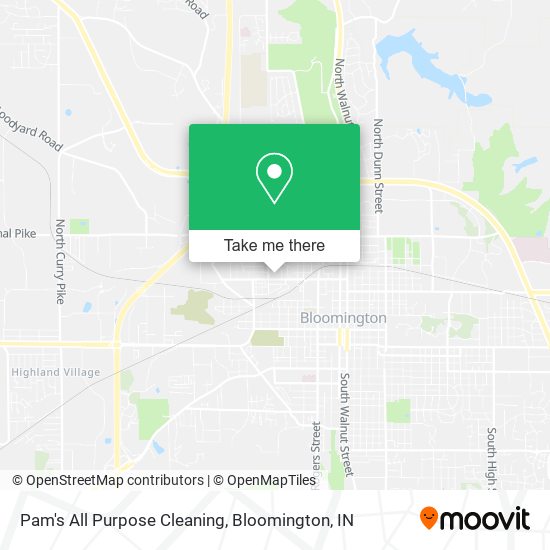 Pam's All Purpose Cleaning map