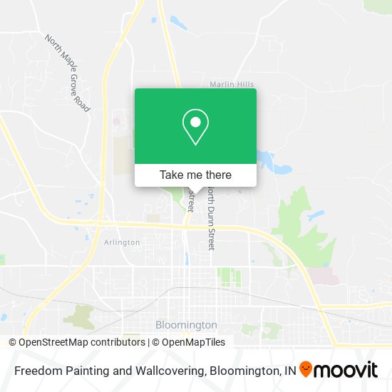 Freedom Painting and Wallcovering map
