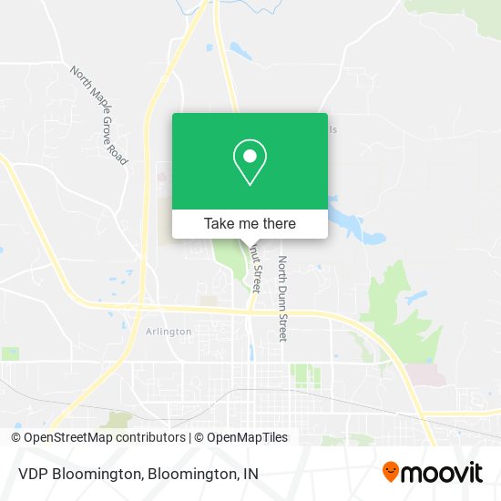 VDP Bloomington map