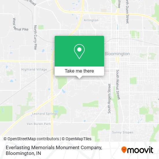 Everlasting Memorials Monument Company map