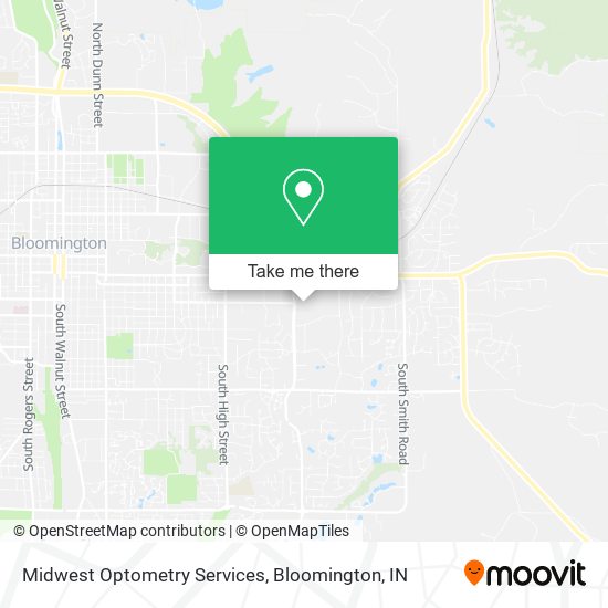 Midwest Optometry Services map