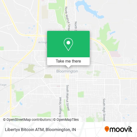 Mapa de Libertyx Bitcoin ATM