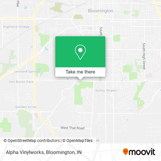 Mapa de Alpha Vinylworks