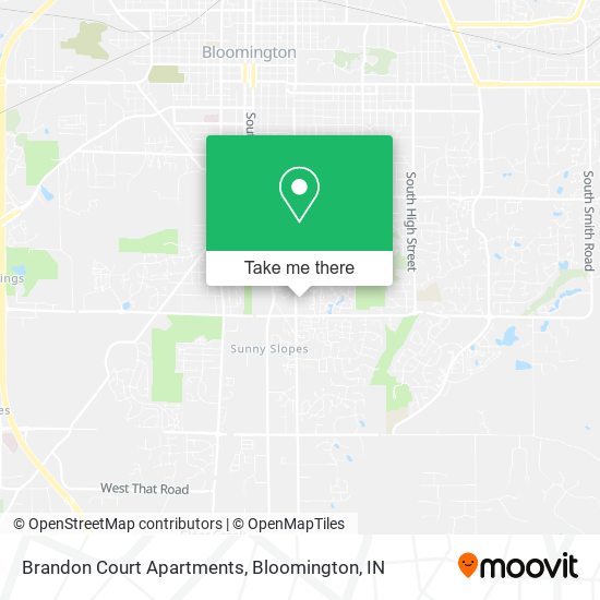 Mapa de Brandon Court Apartments