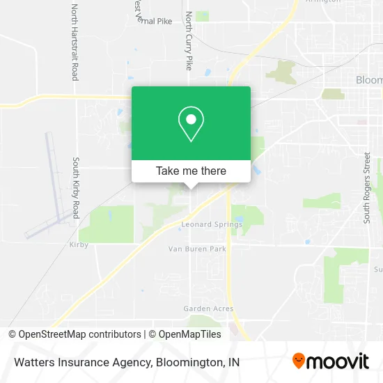 Watters Insurance Agency map