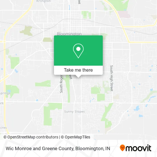 Wic Monroe and Greene County map