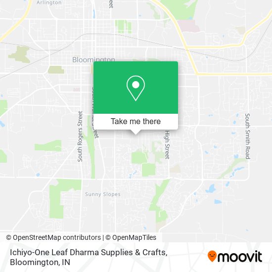 Ichiyo-One Leaf Dharma Supplies & Crafts map