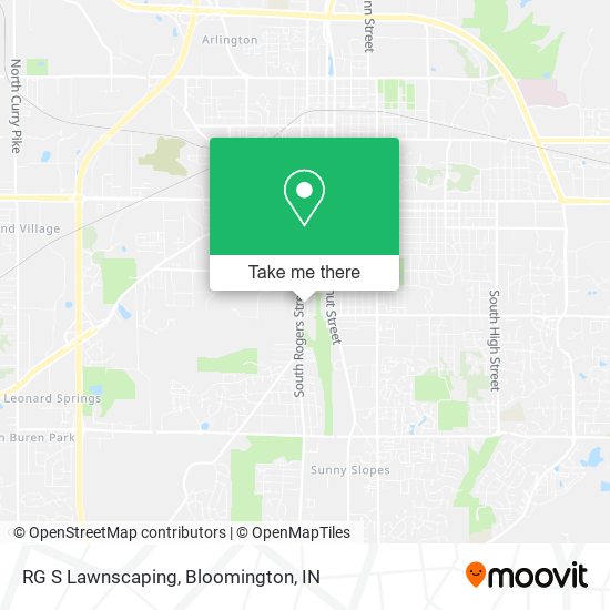 RG S Lawnscaping map