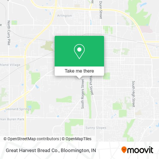 Mapa de Great Harvest Bread Co.