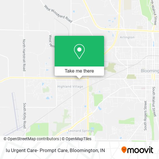 Mapa de Iu Urgent Care- Prompt Care