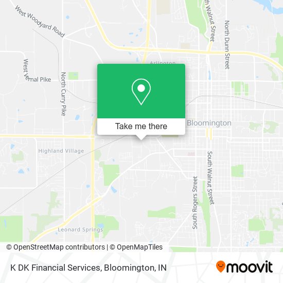 K DK Financial Services map